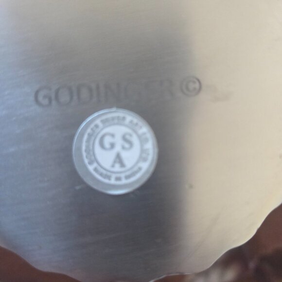 Godinger Polished Stainless Steel Footed Bowl - Small 6" Elegant Serveware - Picture 4 of 6